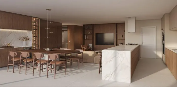 Apartamento de 147 m² com 3 suítes no Neos, Praia Brava, Itajaí