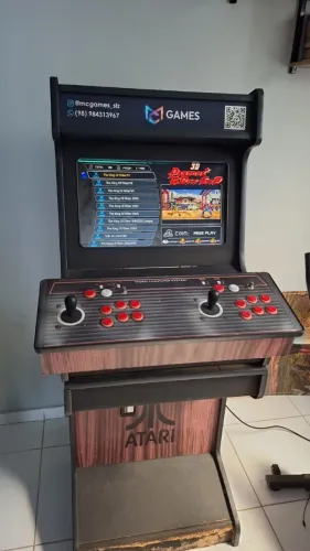 Vendo Fliperama Multijogos Modelo Atari