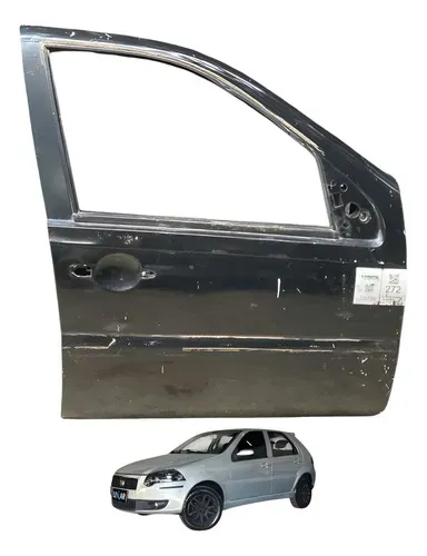 Porta Dianteira Direita Fiat Palio Elx 1.4 2008 A 2014 Dianteira Direita Preto