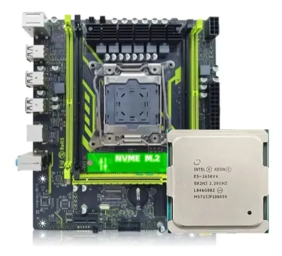 Promoçao Kit x99-8d4 xeon e5 250v4 DDR4