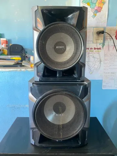 Subwoofer Sony 10 Pol SS-WGP5 e Caixa de Som Sony SS-GPX5