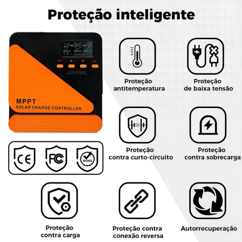 Controladora de Carga MPPT Joyfox 40 Amperes
