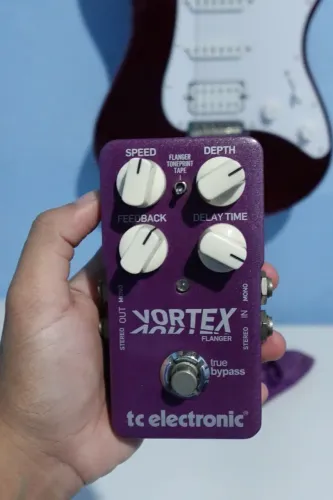 Pedal TC Electronic Vortex Flanger - Completo na Caixa, Estado de Novo