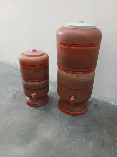 Filtro de barro, 8/ 4 litros 2 velas