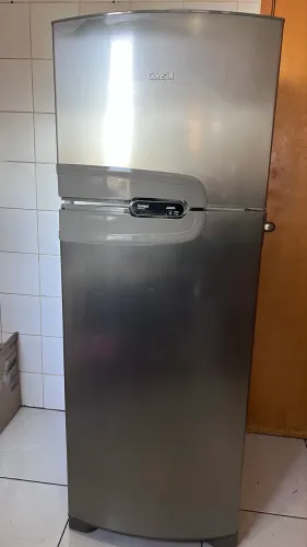 Geladeira Frost Free Aço Inox 340L
