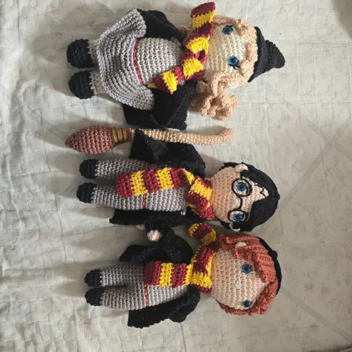 Personagens Harry Potter amigurumi