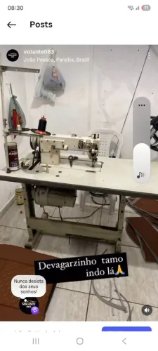 Maquina de costura transporte duplo