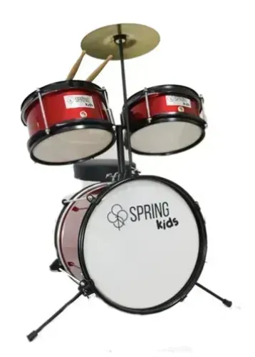 Bateria Spring Infantil Kids Spk15 - Vermelho