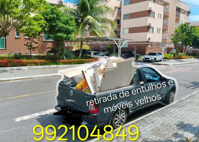 Retirada entulho móveis velhos 