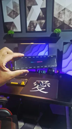 Controladora Teucer LP-10 Magnético 10 Portas ARGB/PWM Com Controle (Suporta 10 Fans)