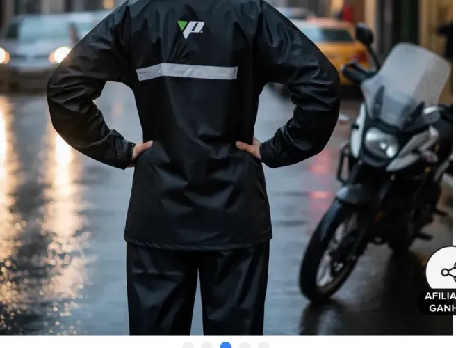 Capa de chuva para moto - feminina 