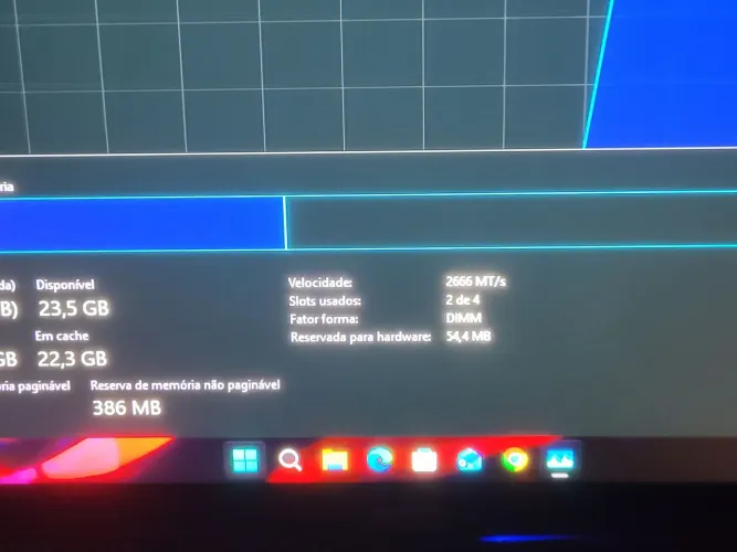 Memória ram 16gb ddr4 2666mhz Fury