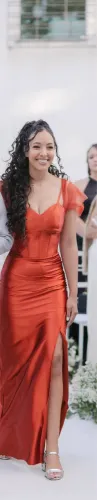 Vestido terracota