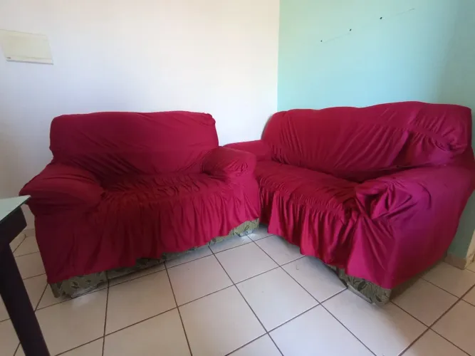 Sofá bom está conservado