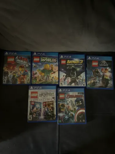 SUPER COMBO LEGO PS4 6 Jogos Originais em Ótimo Estado cada por 60