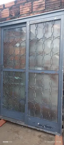 porta de ferro de serralheria de corre 1.50×2.10
