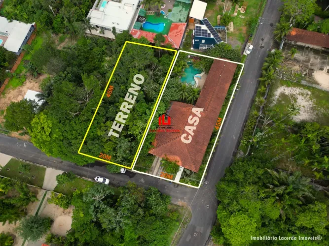 Casa Duplex no Porto Tarumã de Esquina 10 Quartos com Piscina e Hidro
