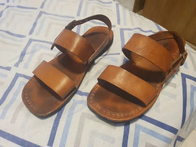 Sandália de Couro Masculina