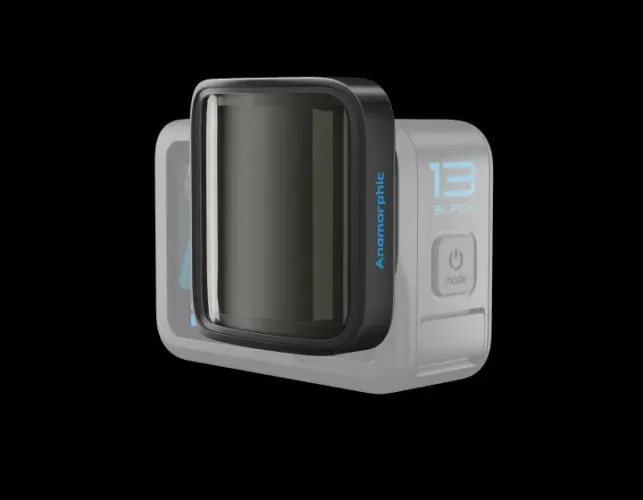 Lente Anamórfico GoPro HB-SERIES Anamorphic Lens Mod 13mm de Distancia Focal Cor Preto