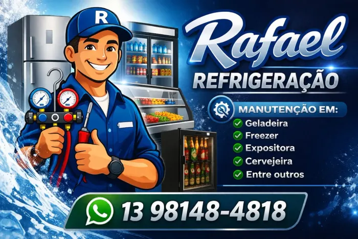 Carga de gás , manutenção em geral em geladeiras e freezer 