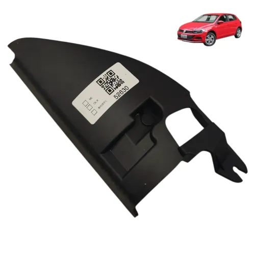 Acabamento interno retrovisor esquerdo vw polo 2019 2020 21