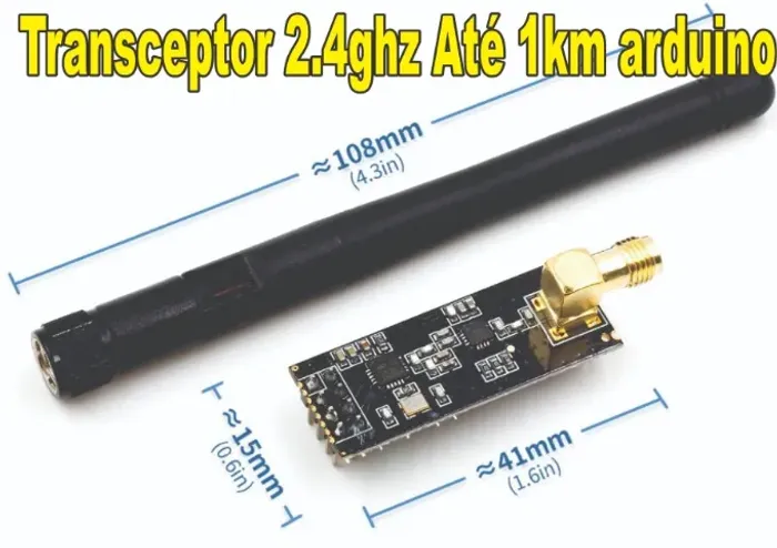 arduino Módulo Nrf24l01 +pa+lna Rf Antena Transceptor 2.4ghz Até 1km