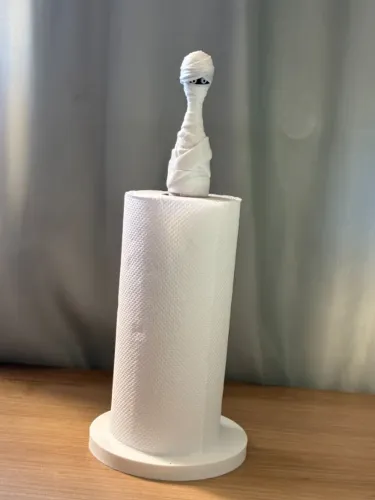 Suporte para Papel-Toalha Múmia 3D