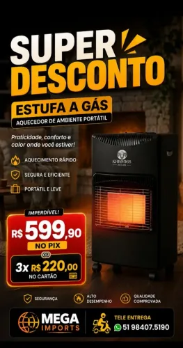 Aquecedor a gás 