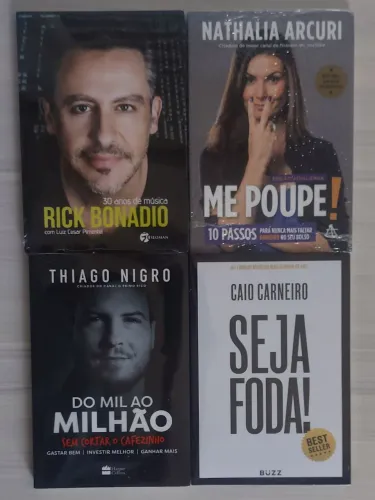 Livros de Desenvolvimento Pessoal e Financeiro - TODOS LACRADOS