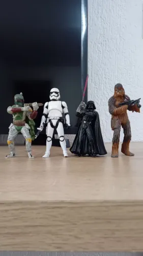 Star Wars Darth Vader Trooper Chewebaca Boba Fett Lote escala Gi Joe