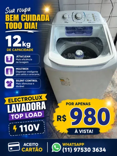 Lavadora Eletrolux 12kg 127v $980
