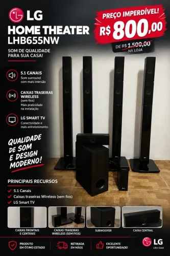HOME THEATER LG 4 TORRES