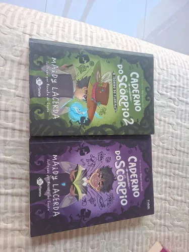 Kit livros Caderno do Scorpio Volumes 1 e 2.