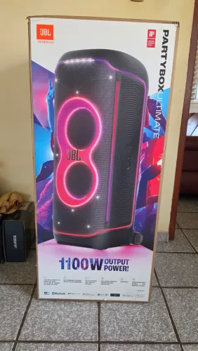 JBL PARTYBOX ULTIMATE - LACRADA - GARANTIA - NOTA FISCAL