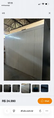 Vendo câmara frigorífica