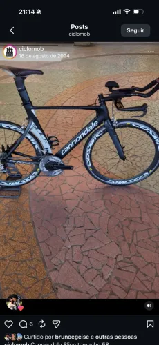 CANNONDALE SLICE TAMANHO 58 - PRONTA PARA COMPETIR