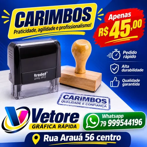 Carimbos de assinatura a partir de 45 reais *96