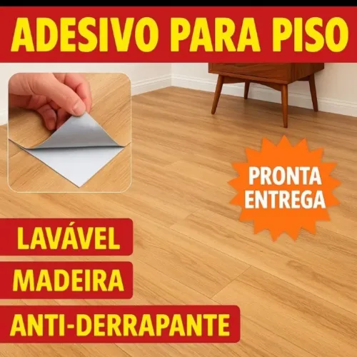 Piso vinílico autocolante 