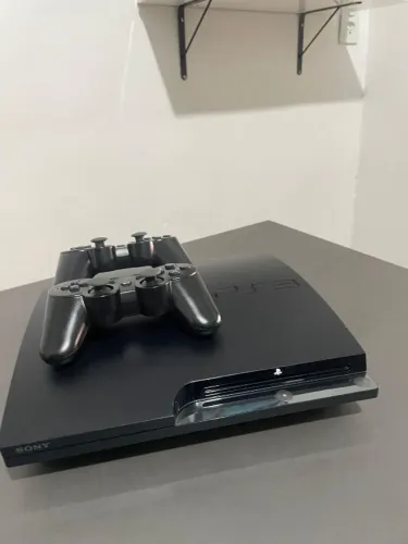 Playstation 3 Slim DESBLOQUEADO HEN com garantia e controles