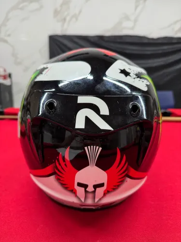 Capacete HJC - Protetor de coluna Dainese - Luva
