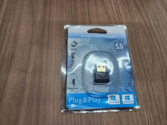 Adaptador Bluetooth Conector Pc Dongle Usb Fone Ouvido 5.0