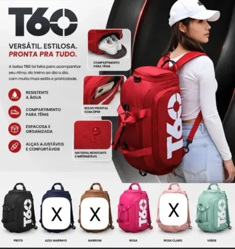 Mochila t60 impermeável Grande