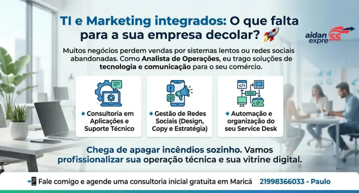 Analista de negócios TI em Maricá