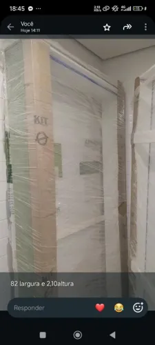 Porta completa com batente