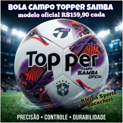 Bola de futebol Topper Samba oficial