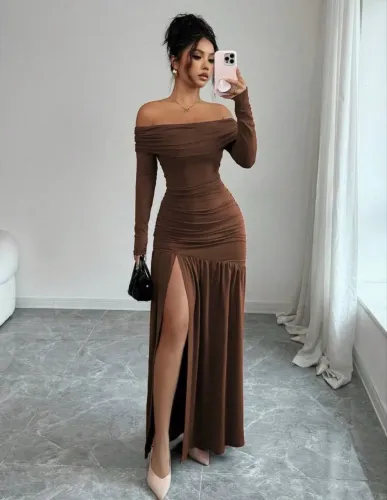 Vestido Lindo Marron