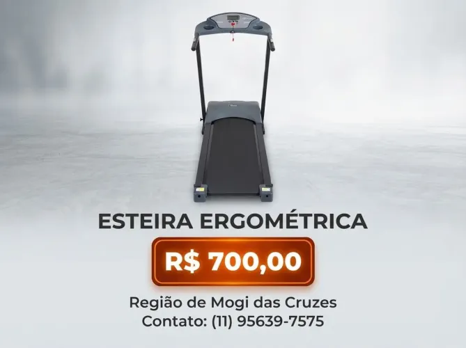 Esteira Ergométrica Residencial - Usada em Ótimo Estado