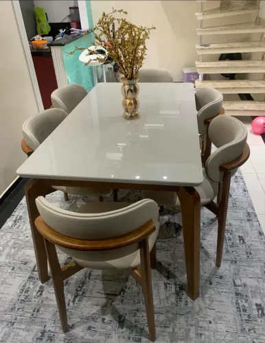 Mesa de Jantar com 6 Cadeiras Alto Padrão ULTIMA PEÇA