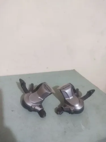 Alavanca passador de marcha rapdfire Shimano alívio 3x9v dianteiro e traseiro