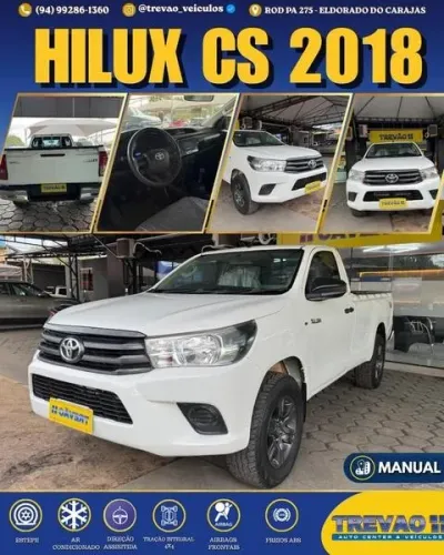 Toyota Hilux CS 4X4 2.8 TDI Diesel Mec. 2018